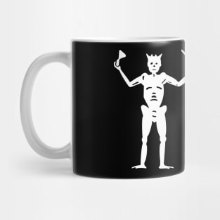 Pirate Flag Blackbeard Skeleton Flag Mug